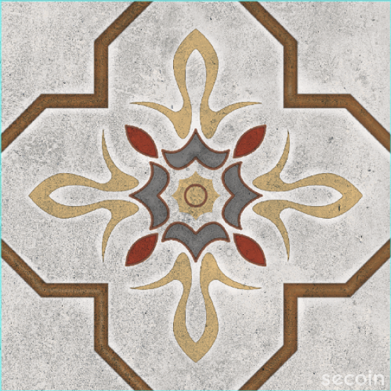 ENCAUSTIC POTTERY TILE GP 2576